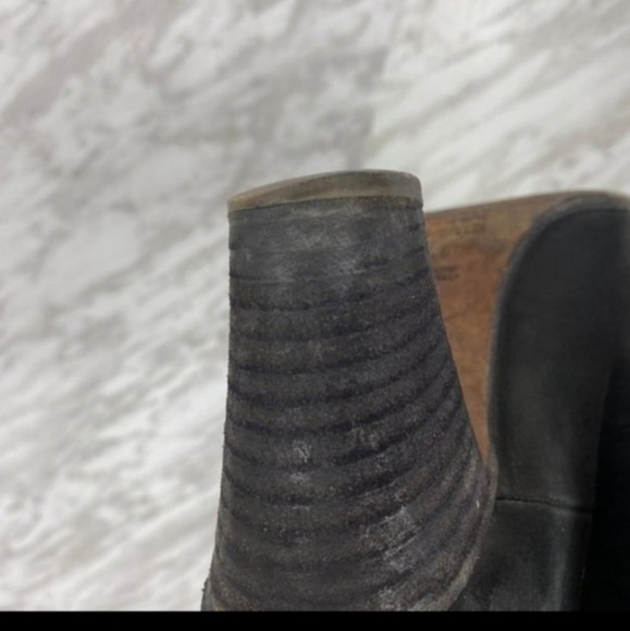 Maison Martin Margiela Booties - Size 37.5 Black, Leather, Ankle Boot - Picture 9 of 14